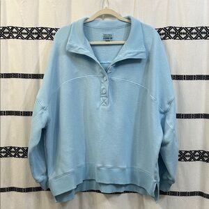 American Eagle 1/4 button up